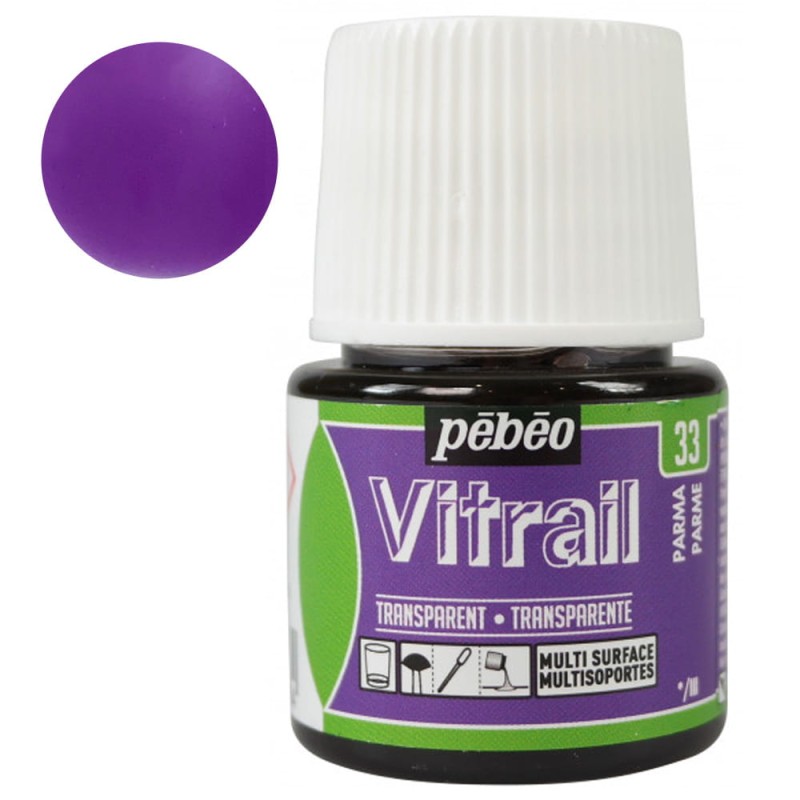 Farba do szkła Vitrail Pebeo 45 ml - 33 Parma