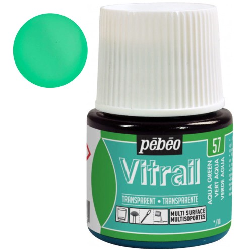 Farba do szkła Vitrail Pebeo 45 ml - 57 Aqua Green