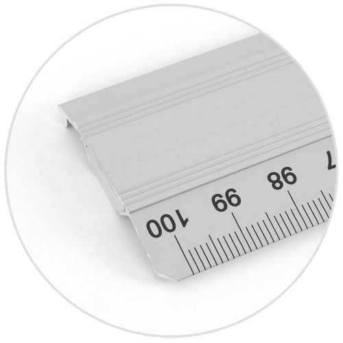 Linijka aluminiowa biurowa Leniar - 100cm