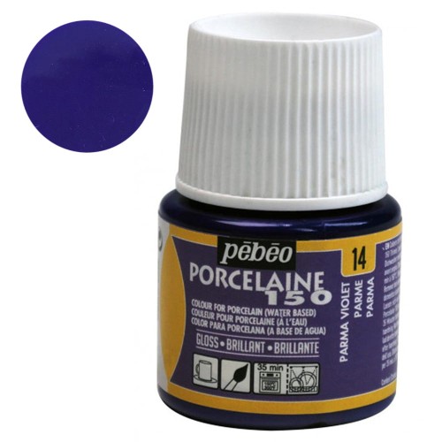 Farba do porcelany Pebeo Porcelaine 150°C 45 ml - 14 Parma Violet