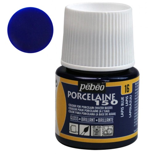 Farba do porcelany Pebeo Porcelaine 150°C 45 ml - 16 Lapis Blue