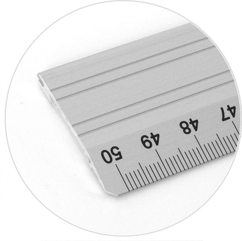 Linijka aluminiowa biurowa Leniar - 50cm