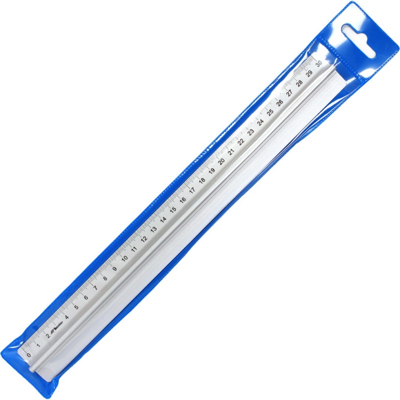 Linijka aluminiowa z uchwytem Leniar - 30cm