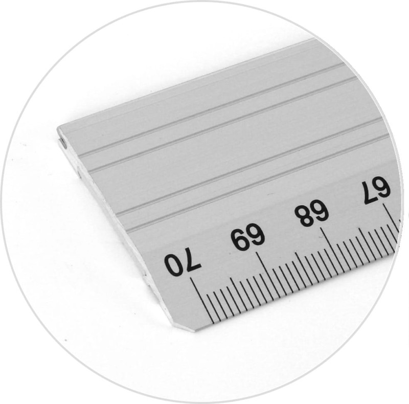 Linijka aluminiowa biurowa Leniar - 70cm