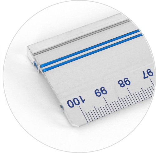 S2 Linijka aluminiowa do cięcia Leniar - 100cm