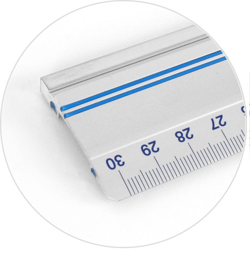 S2 Linijka aluminiowa do cięcia Leniar - 30cm