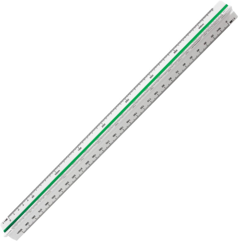 Skalówka trójkątna plastikowa Leniar Geodeta 30cm