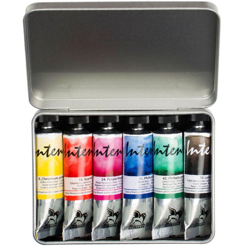 Akwarele Intense Water 6x15ml Renesans