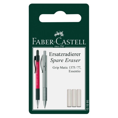 Gumki zapasowe do ołówka GRIP Matic Faber-Castell 131595