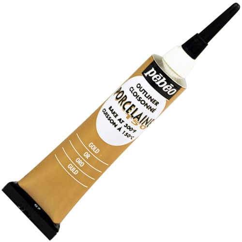 Konturówka Pebeo Porcelaine 150°C 20 ml - 07 Gold