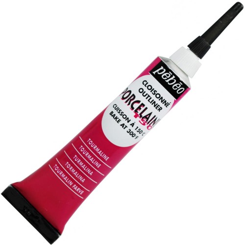 Konturówka Pebeo Porcelaine 150°C 20 ml - 03 Tourmaline red