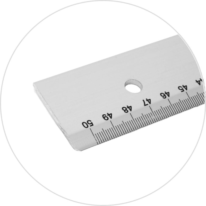 Metalowa Przykładnica z ogranicznikiem Leniar - 50cm