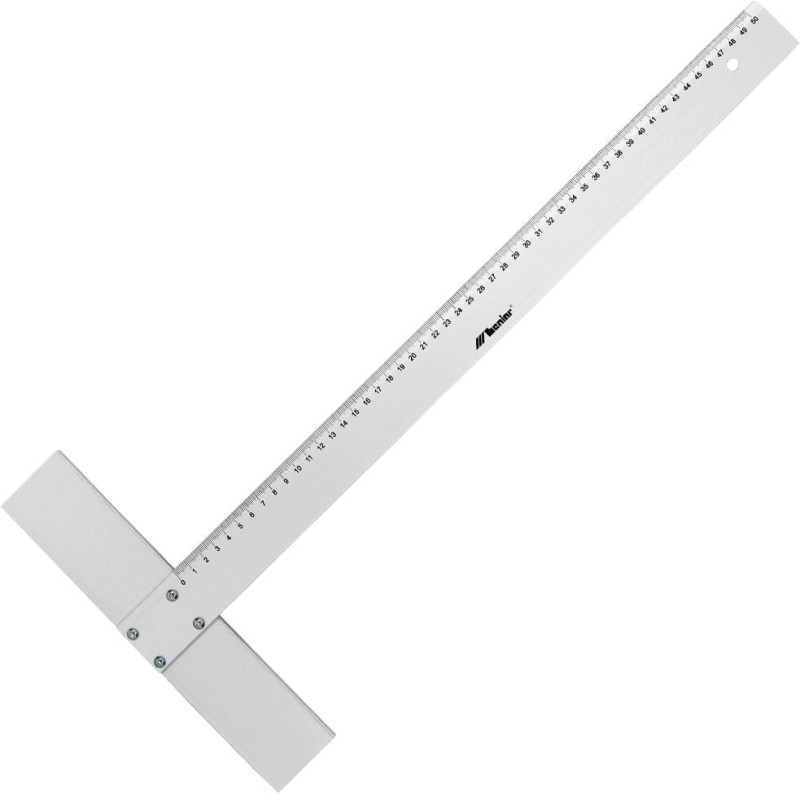 Metalowa Przykładnica z ogranicznikiem Leniar - 50cm