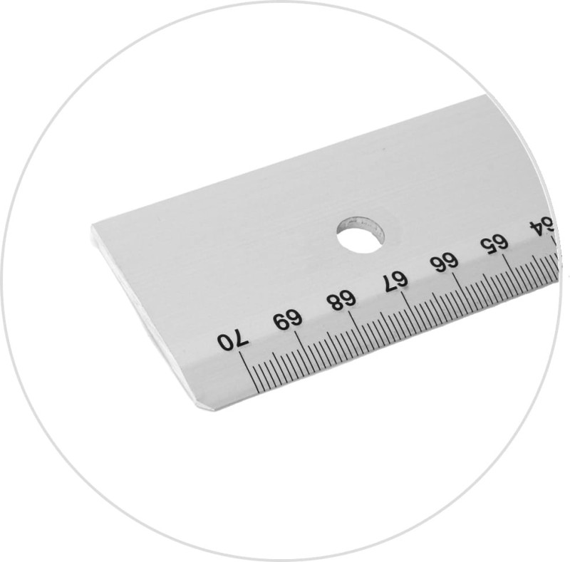 Metalowa Przykładnica z ogranicznikiem Leniar - 70cm