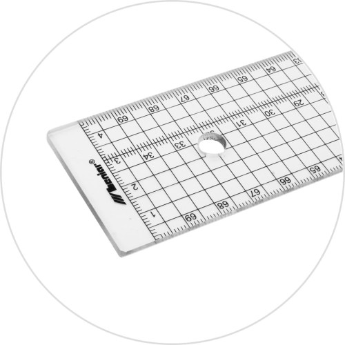 Plastikowa Przykładnica z ogranicznikiem Leniar - 70cm