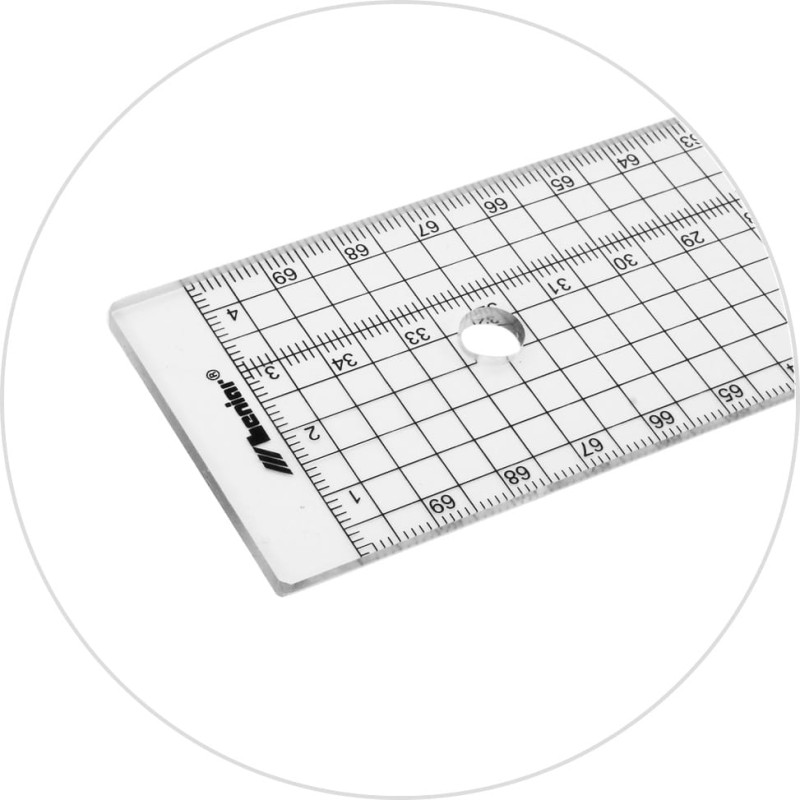 Plastikowa Przykładnica z ogranicznikiem Leniar - 70cm
