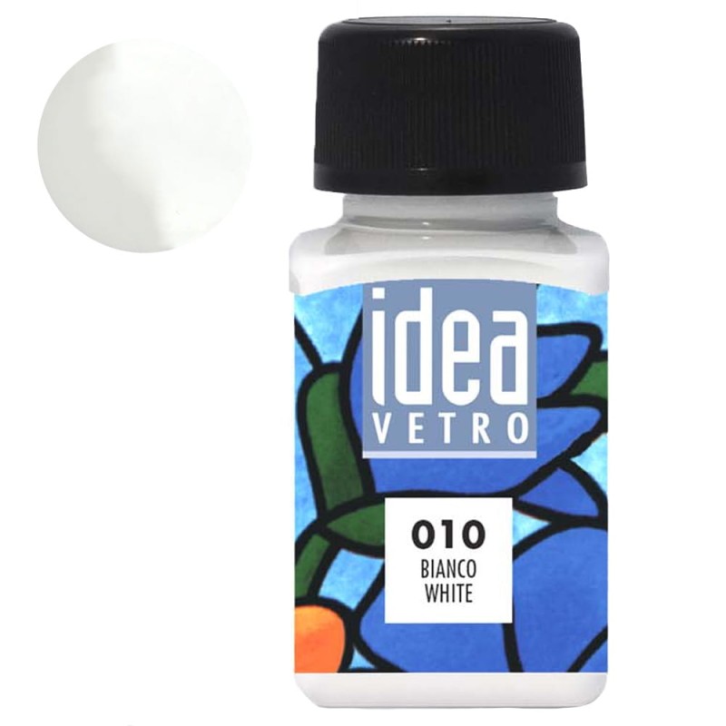 Farba do szkła Idea Vetro Maimeri 60 ml - 010 White
