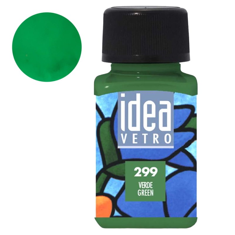 Farba do szkła Idea Vetro Maimeri 60 ml - 299 Green