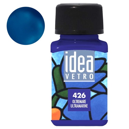 Farba do szkła Idea Vetro Maimeri 60 ml - 426 Ultramarine