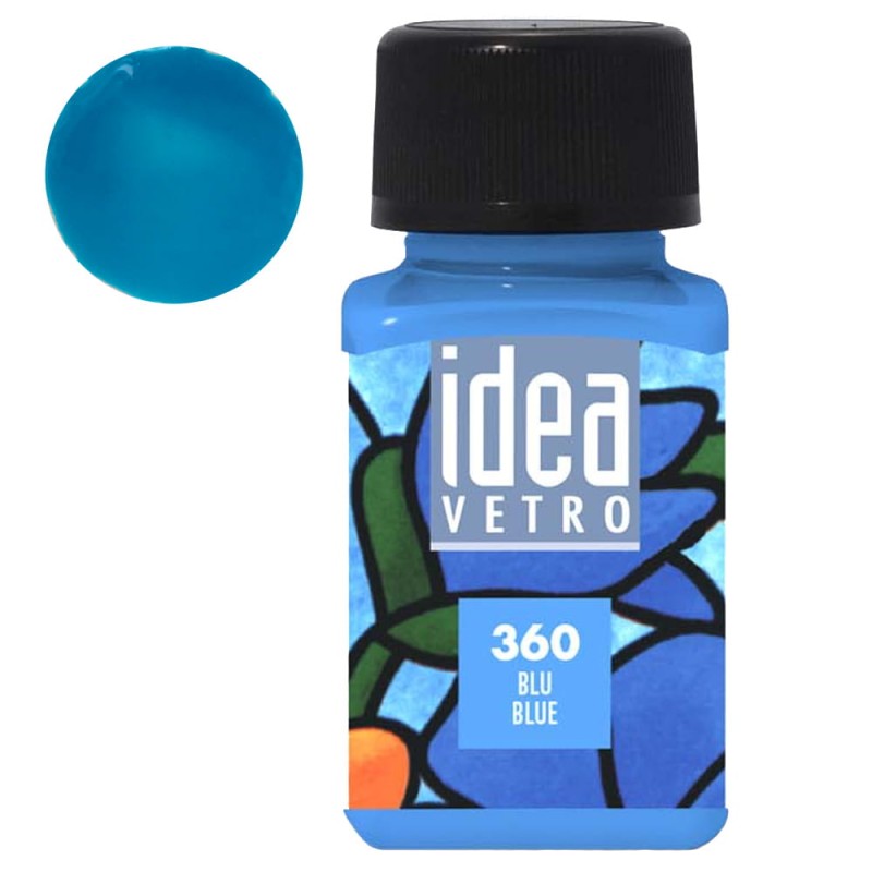 Farba do szkła Idea Vetro Maimeri 60 ml - 360 Blue