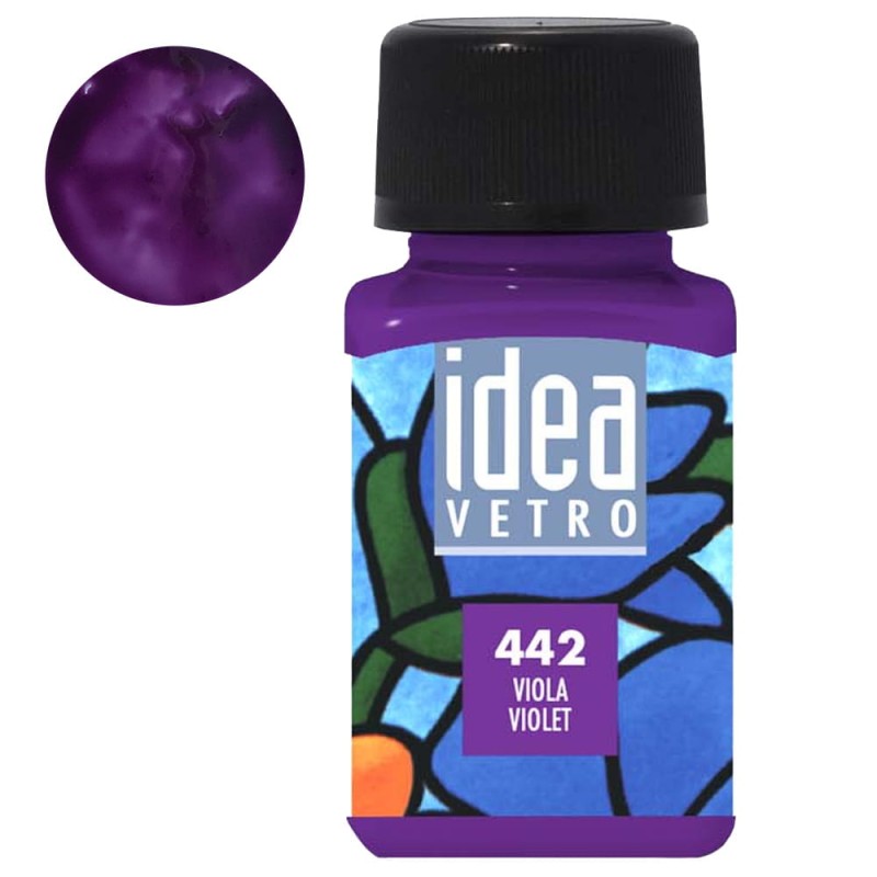 Farba do szkła Idea Vetro Maimeri 60 ml - 442 Violet