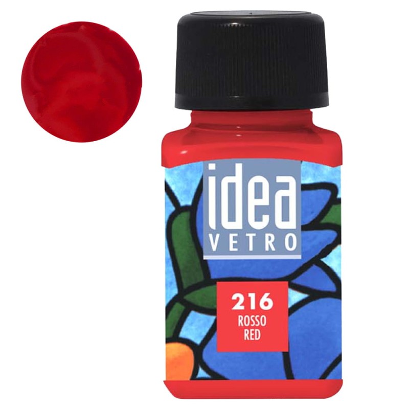 Farba do szkła Idea Vetro Maimeri 60 ml - 216 Red