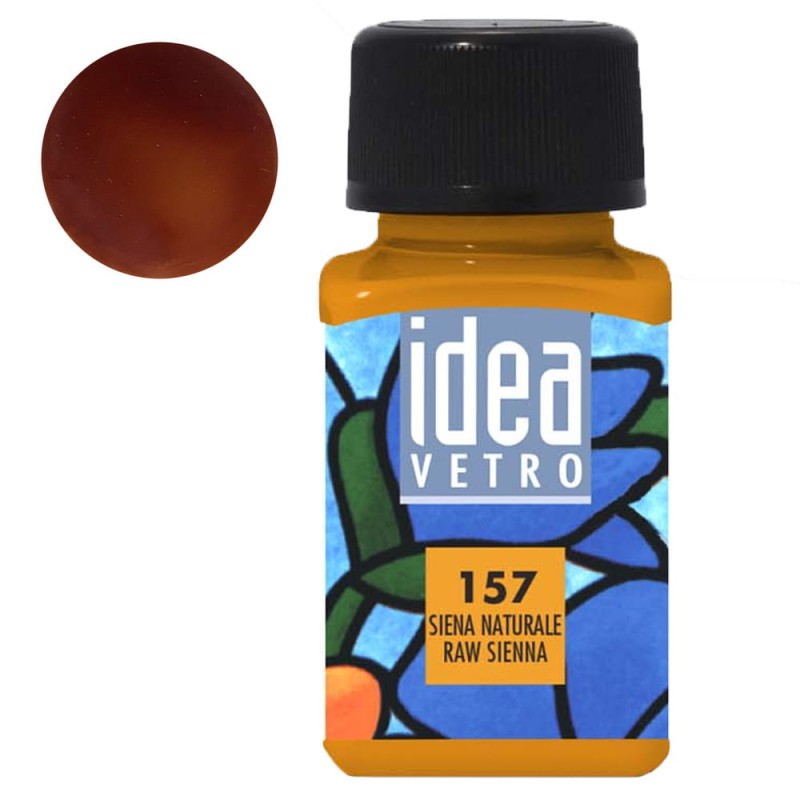 Farba do szkła Idea Vetro Maimeri 60 ml - 157 Raw sienna