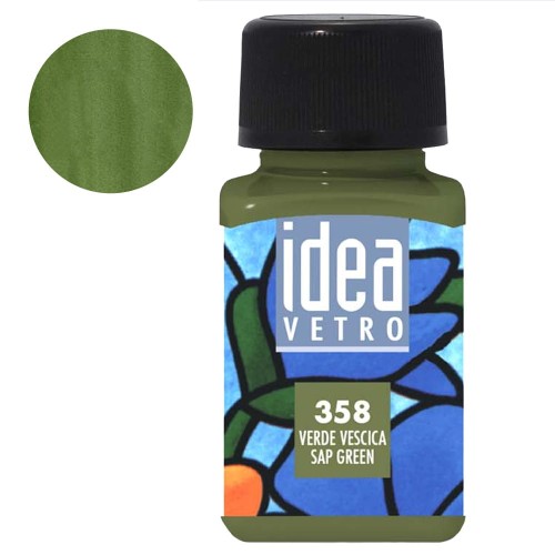 Farba do szkła Idea Vetro Maimeri 60 ml - 358 Sap green