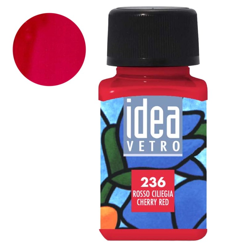 Farba do szkła Idea Vetro Maimeri 60 ml - 210 Parma pink
