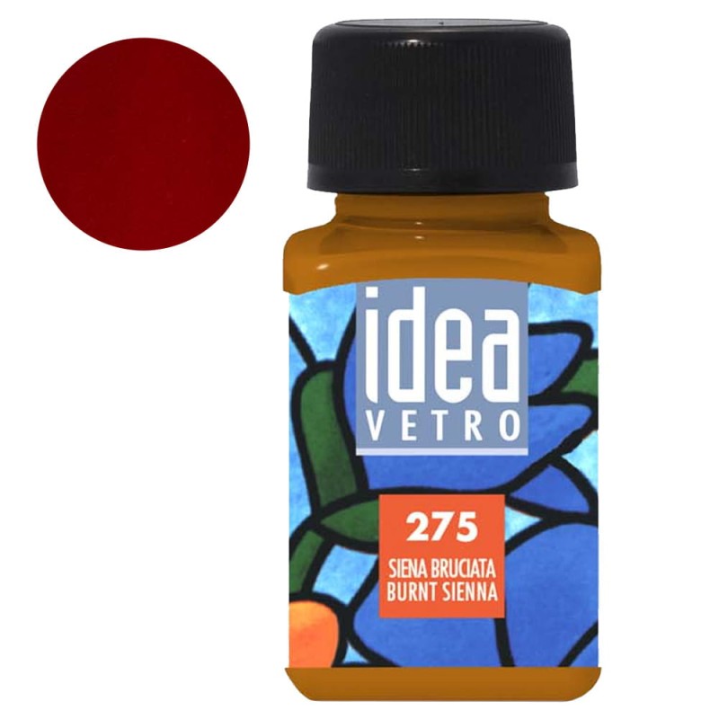 Farba do szkła Idea Vetro Maimeri 60 ml - 275 Burnt sienna