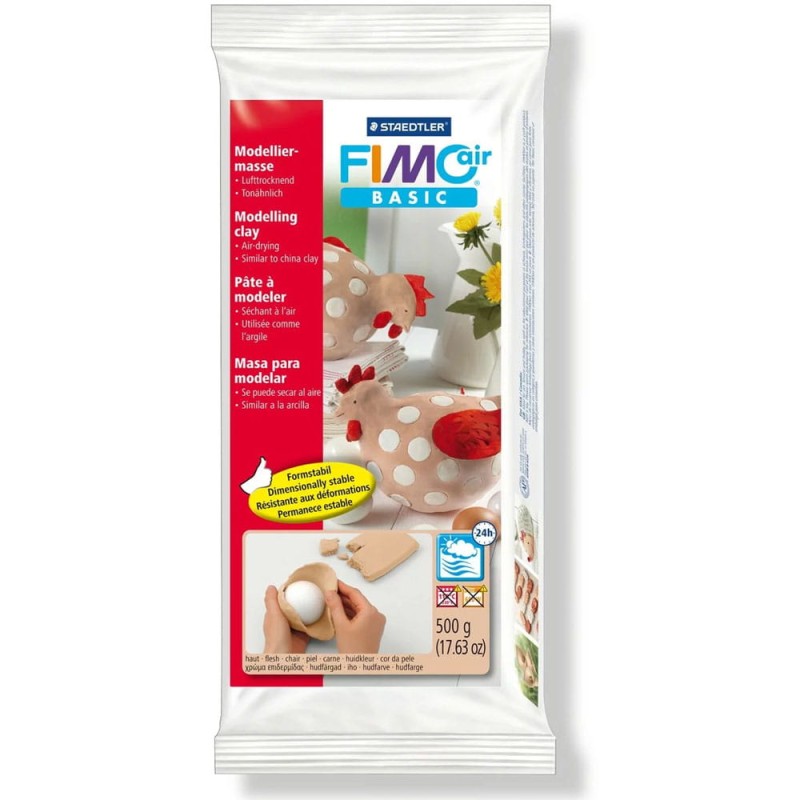 Glina samoutwardzalna Fimo Air Basic 500g - Flesh/Cielisty