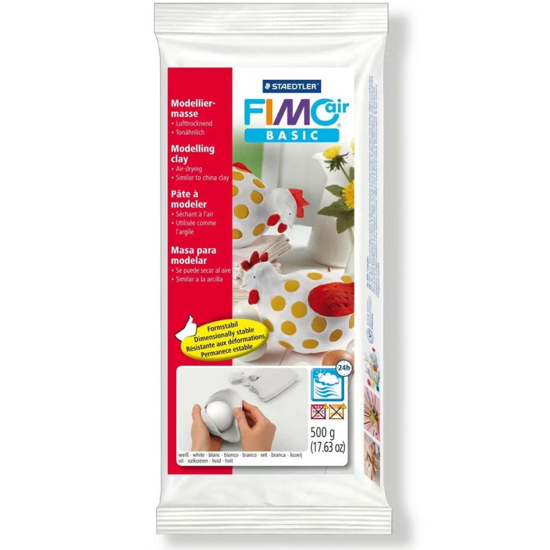 Glina samoutwardzalna Fimo Air Basic 500 g - Biały