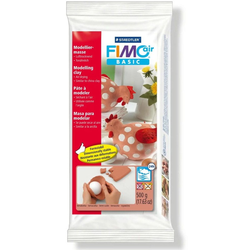 Glina samoutwardzalna Fimo Air Basic 500g - Terracotta