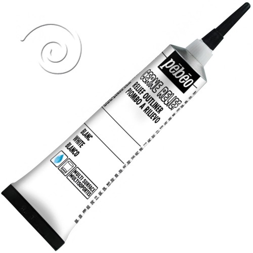 Konturówka Cerne Relief Pebeo 20 ml - White