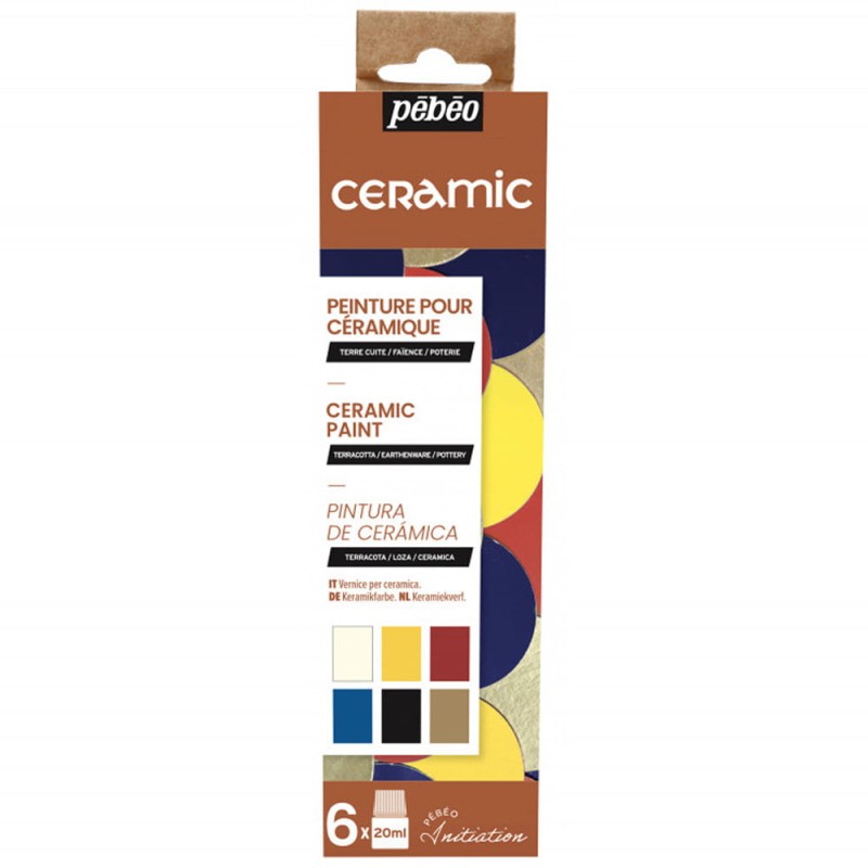 Zestaw farb do porcelany Pebeo 6x20 ml - Ceramic Initiation.jpg