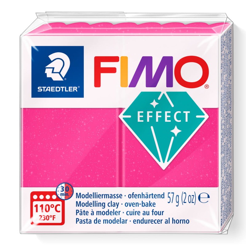 Modelina Fimo Effect 57 g - 286 rubinowy kryształowy