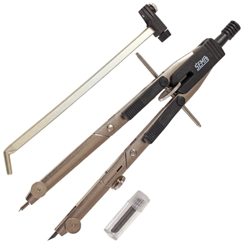 Cyrkiel szybkoprzestawny z przedłużaczem Leniar