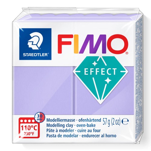 Modelina Fimo Effect 57 g - 605 liliowy pastelowy