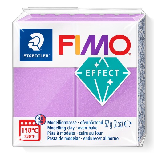 Modelina Fimo Effect 57 g - 607 liliowy perłowy