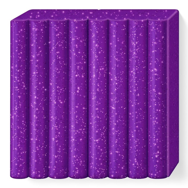 Modelina Fimo Effect 57 g - 602 fiolet brokatowy