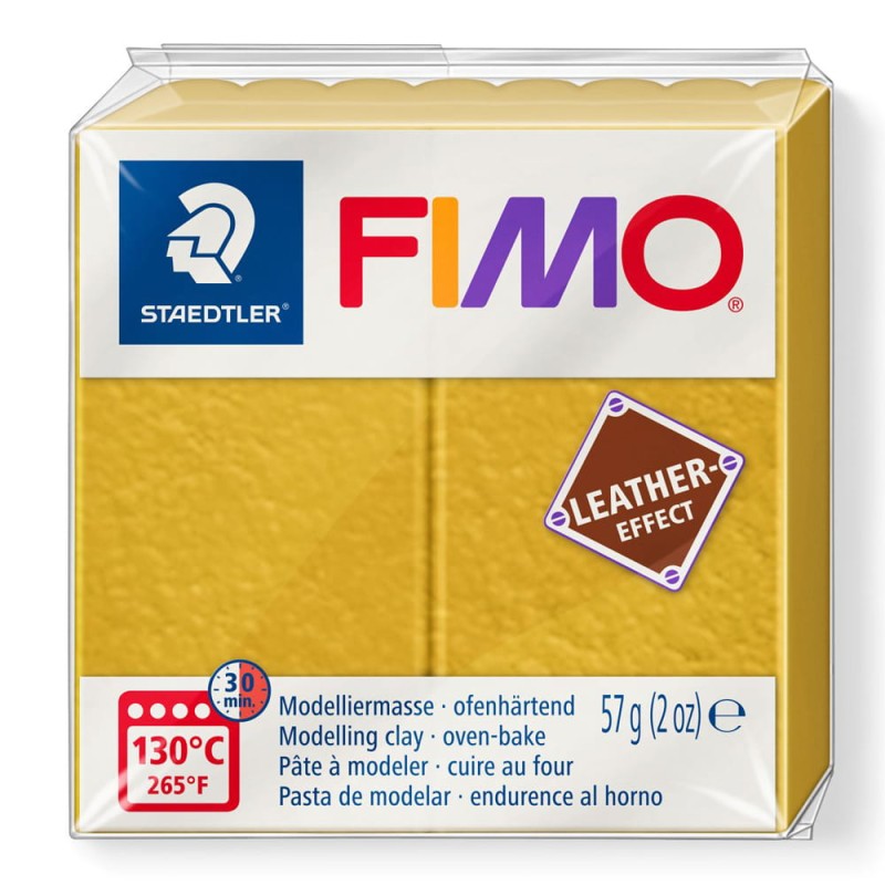 Modelina Fimo Leather Effect 57g - 179 Ochre