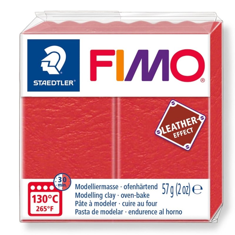 Modelina Fimo Leather Effect 57g - 249 Watermelon