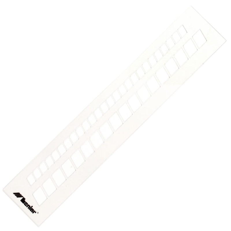 Szablon okienkowy pochyły 15mm/10mm