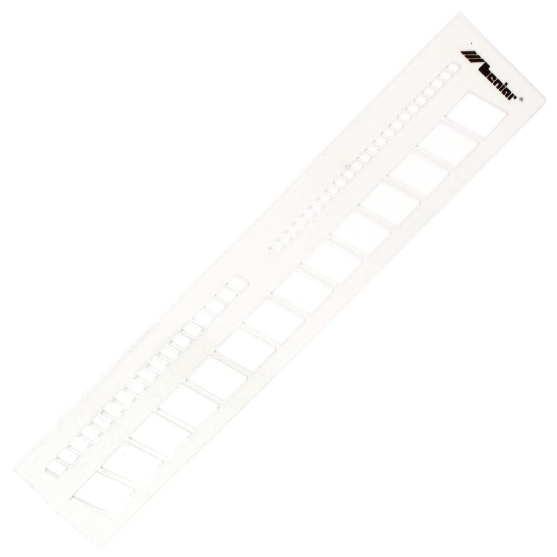 Szablon okienkowy pochyły 20mm/7,5mm/5mm