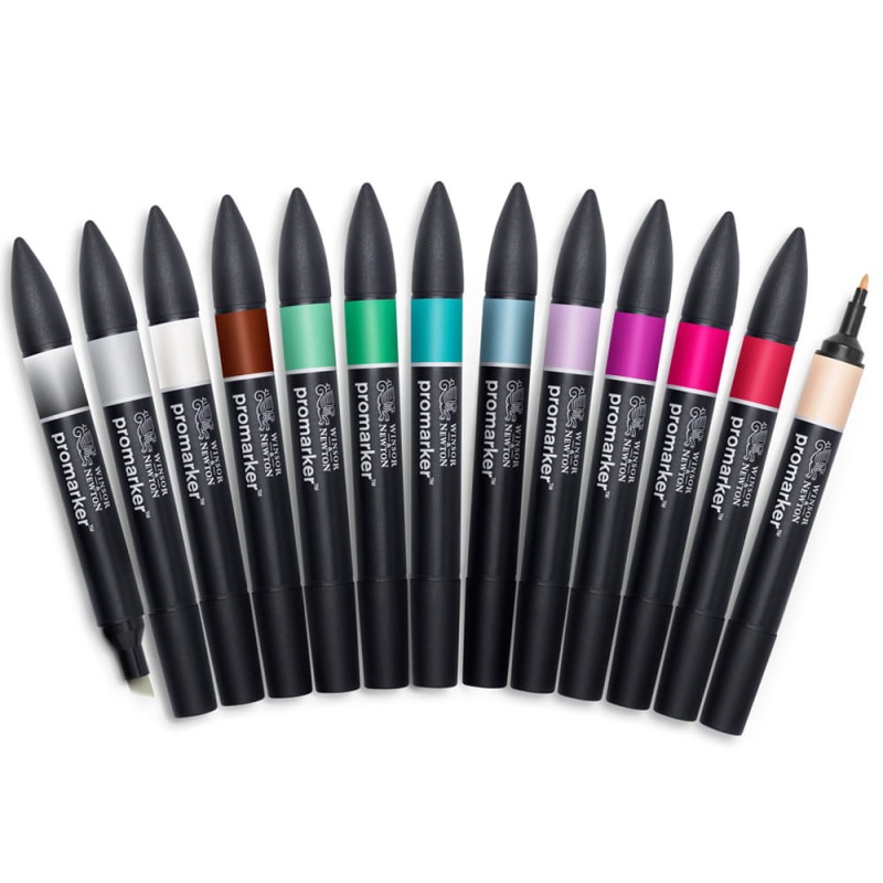 Zestaw Promarker 12 szt + 1 gratis Manga Chibi Winsor &amp; Newton