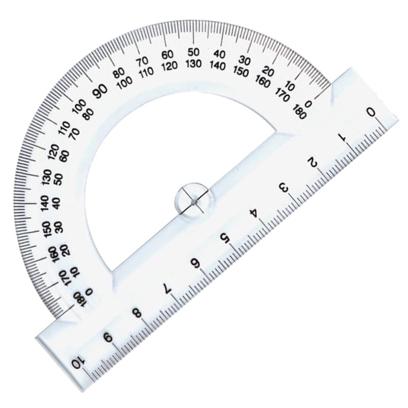 Kątomierz plastikowy 9,5cm/180°