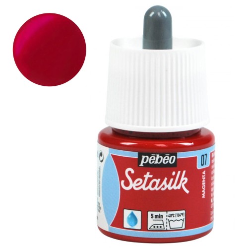 Farba do jedwabiu Setasilk Pebeo 45ml - 07 Magenta
