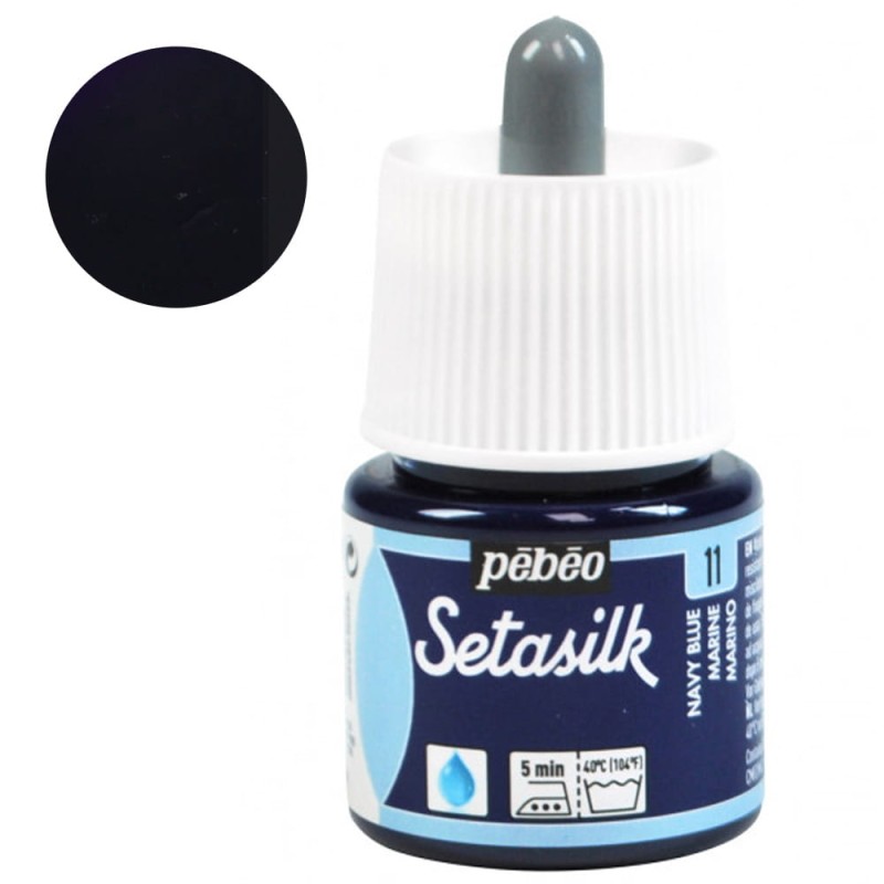 Farba do jedwabiu Setasilk Pebeo 45ml - 11 Navy blue