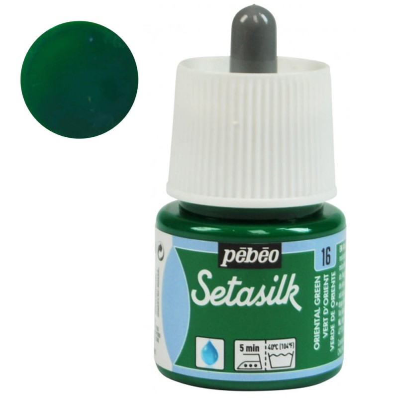 Farba do jedwabiu Setasilk Pebeo 45ml - 16 Oriental green