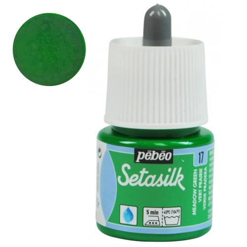 Farba do jedwabiu Setasilk Pebeo 45ml - 17 Meadow green